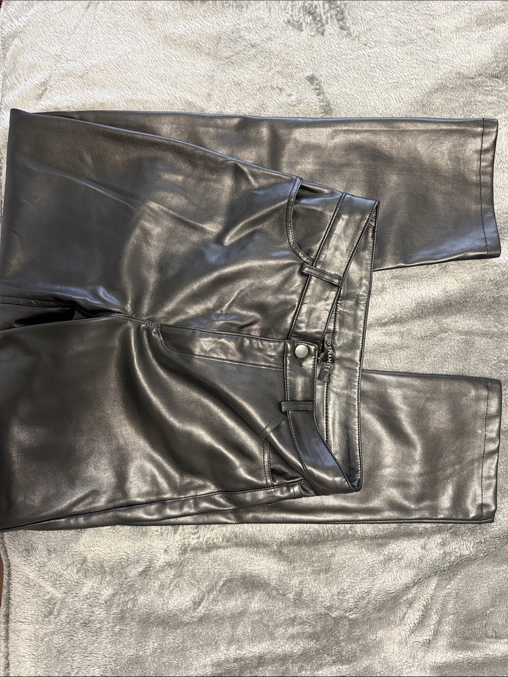 Dynamite faux Leather Pants - Sleek Moto Style
